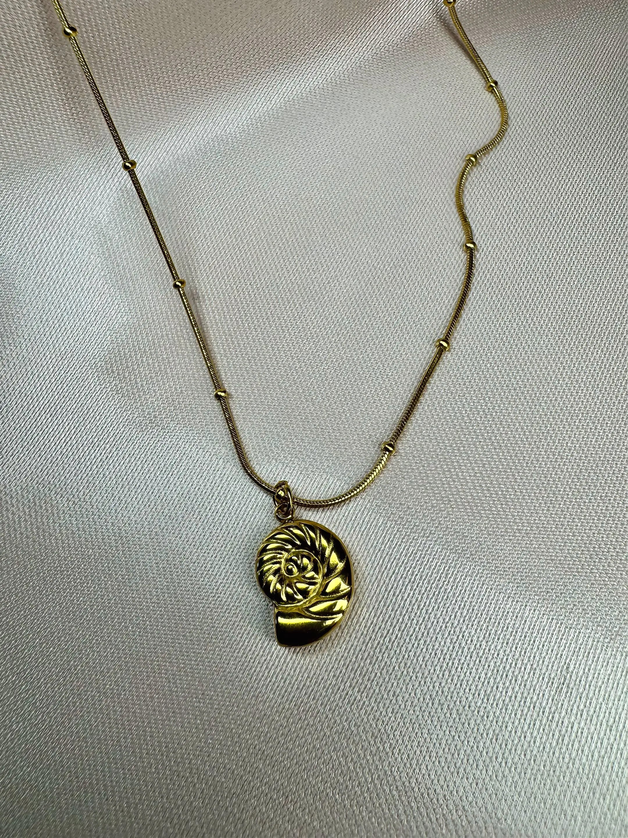 Ocean Glow Shell Necklace