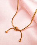 Minimal Adjustable Charm Bracelet
