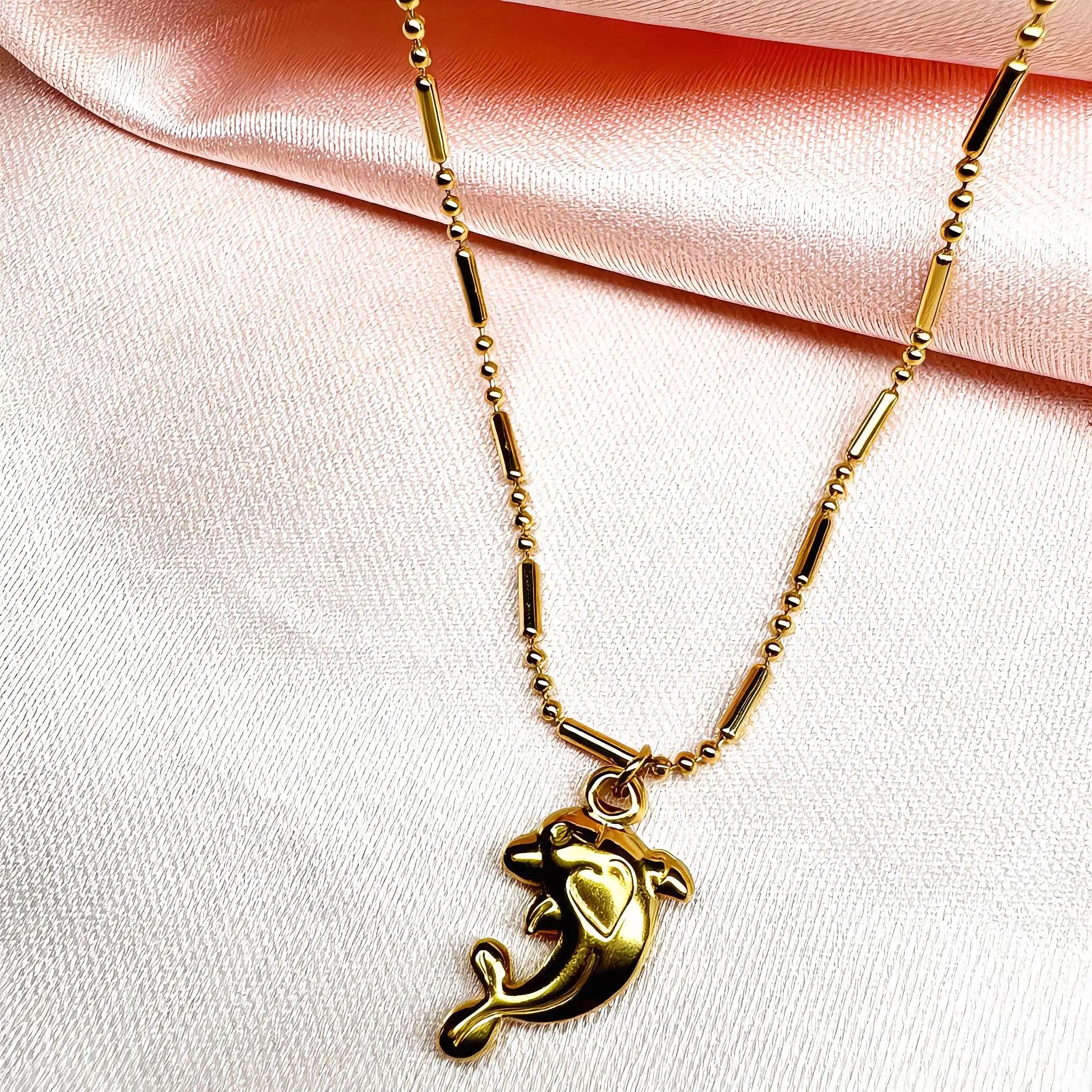 Ocean Charm Dolphin Necklace