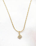 Lucky Clover Gold Pendant Necklace